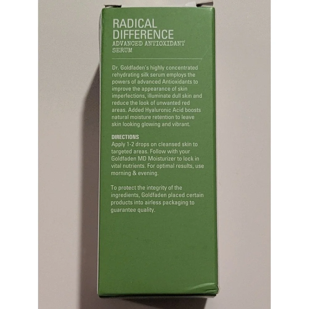 Goldfaden MD Radical Difference Advanced Antioxidant Serum 1oz 30ml New in Box